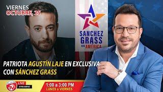 Patriota Agustín Laje en EXCLUSIVA con Sánchez Grass  I  UniVista TV Live Stream