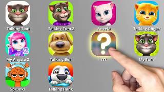 Talking Tom,Sprunki Incredibox,Ginger,Talking Ben,My Tom,Shrimp Game,Squid Game Roblox,My Angela 2