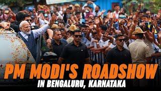 Live : PM Modi's roadshow in Bengaluru, Karnataka