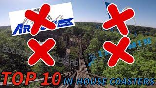 TOP 10 Roller Coasters That Were Built In-House