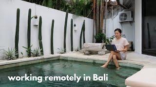 What it's like working remote and traveling in Bali Indonesia 2022 | nomad life