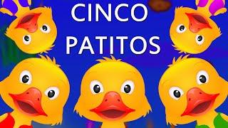 Cinco Patitos Canción (Five Little Ducks Song) | Canciones Infantiles en Español | ChuChu TV