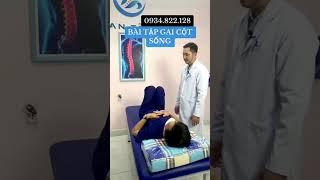 Bài tập cho bệnh nhân gai cột sống #vatlytrilieu #shortvideo #phòngkhámvậtlýtrịliệuantâm