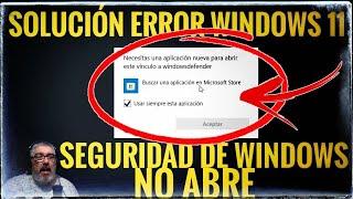  Error Windows 11: Seguridad de Windows no abre   ¡'¡SOLUCIONADO!! 