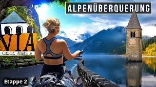 Alpenüberquerung mit dem Fahrrad auf der Via Claudia Augusta | Tag 2