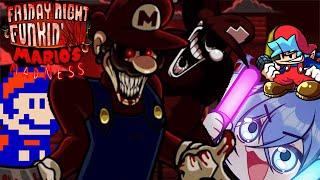 The Mario FNF Mod That Made You HYPE! - FNF VS Marios Madness V2 REACTION