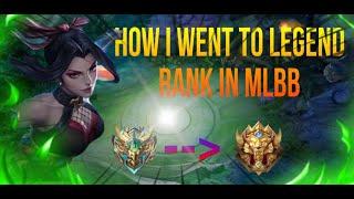 How I went to Legend rank in MLBB - Hanabi gameplay highlits