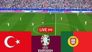 [LIVE] Turkey vs Portugal. 2024 Euro Cup Full Match - Video game simulation PES 2021