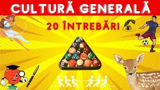 Cultură Generală #3 | 20 de întrebări