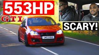  CRAZY FWD 553HP GOLF GTI MK5 DSG REVIEW