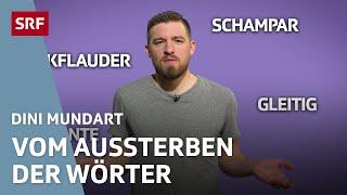 Schweizer Wortschatz in Gefahr – darum sterben alte Wörter aus | Dini Mundart | SRF Wissen