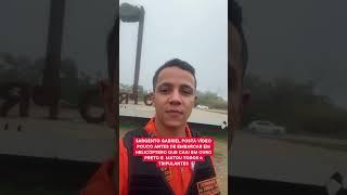 SARGENTO DO CORPO DE BOMBEIROS POSTA VÍDEO ANTES DE EMBARCAR EM HELICÓPTERO QUE CAIU EM OURO PRETO