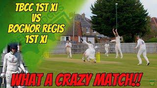 WHAT A MATCH!! TBCC 1st XI vs Bognor 1st XI | Club Cricket Highlights