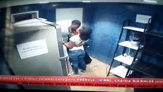 Tobi & Cee C aka Samson & Delilah finally share a kiss..on Valentine's day #BBNaija #ValentinesDay