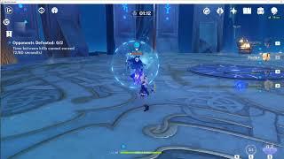 Destroying Hydro Abyss Mage's Shield: Cyro or Electro (Genshin Impact)