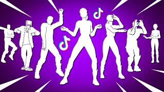 All Fortnite TikTok Dances & Emotes! #4 (Take It Slow, Snoop's Walk, Caffeinated, Bye Bye Bye)