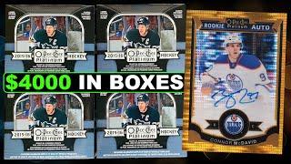 MASSIVE CONNOR MCDAVID ROOKIE HUNT! - 2015-16 O-Pee-Chee Platinum Hockey Hobby Box Break x4