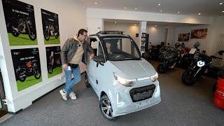 325kg Auto für WOHNMOBIL HECKGARAGE Microcar Futura Electron Li Kabinenroller 45km:h