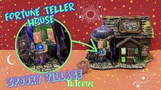 TUTORIAL, creation of Fortune Teller House. Spooky Town.