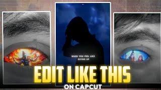 EYES EDIT IN MOBILE ||TRENDING EYE TRANSITION EFFECT EDIT IN CAPCUT 