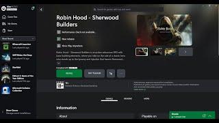 Fix Robin Hood Sherwood Builders Not Launching From Xbox App/Microsoft Store On  PC