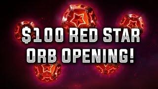 $100 Red Star Orb Opening + Elite Red Star Orb! (Bonus) - MARVEL Strike Force