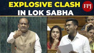 Explosive Clash in Lok Sabha: Abhishek Banerjee vs. Speaker Om Birla