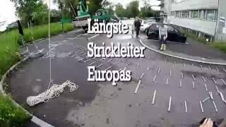 Die längste Strickleiter Europas über 50 Meter