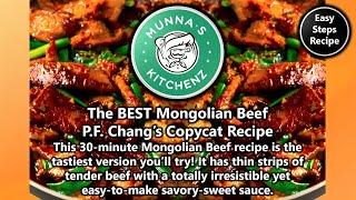 The BEST Mongolian Beef Recipe You'll Ever Try | Super Easy Mongolian Beef (P.F. Chang’s Copycat)