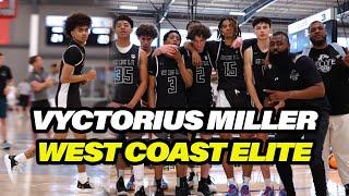 VYCTORIUS MILLER AND WEST COAST ELITE MAKE THEIR UAA SEASON DEBUT VS SQUAD GLOBAL