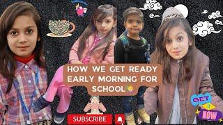 How We Get Ready For School || Early Morning || ILitfest || Morning Routine || hehaa tanu