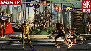 Donatello TMNT vs Scarecrow (Hardest AI) - Injustice 2