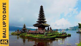 [4K] Bali Walking Tour - in Ulun Danu Beratan Temple, Bedugul 2021