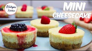 Mini Cheesecake | Käsekuchenmuffins cremig und saftig | #Hülyaskitchen