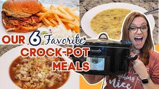  THE BEST OF  CROCK-POT RECIPES | OUR FAMILY'S FAVORITE SLOW COOKER DINNERS! | WHAT'S FOR DINNER?