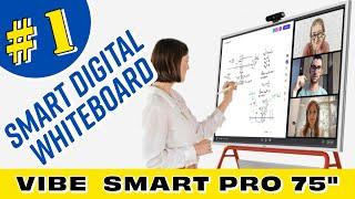 Master Your Productivity with the Vibe 75'' 4K UHD Smart Digital Whiteboard Pro