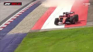 Charles Leclerc mistake Austrian GP 2024 Q3