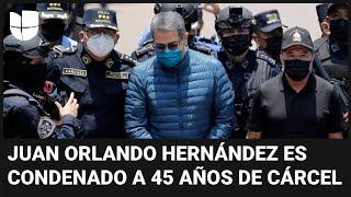 Hondureños reaccionan a sentencia de 45 años de cárcel contra el expresidente Juan Orlando Hernández