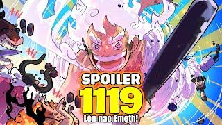 SPOILER One Piece Chap 1119 - Luffy tung chiêu mới GEAR 5 KHỔNG LỒ BALL!