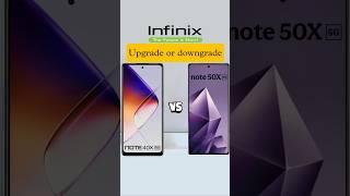 infinix note 50x vs infinix note 40x #infinix #smartphone #shorts