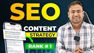 Our SEO Content Strategy that can increase traffic on your website (with Proof) | Umar Tazkeer
