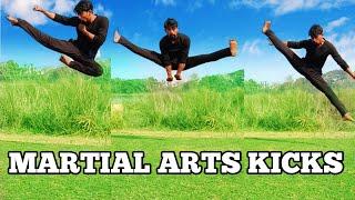 Martial arts kicks | Flf Martial how to do flying kick | martial arts flying kick