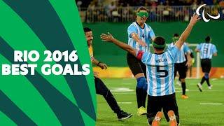 Greatest Blind Football Goals from Rio 2016! ️ | Paralympic Games