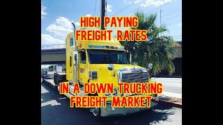 How We Get Truckers High Freight Rates Even in a Down Trucking Freight Market - MUST SEE!