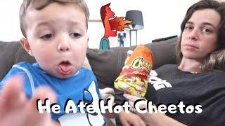 My 2 Year Old Ate HOT Cheetos