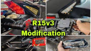 Yamaha R15v3 bs6 modification | New Look | Rishitosh Rana