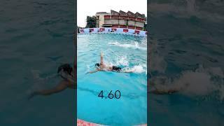 25m Swimming in 12.24 Seconds  Fast Freestyle Sprint ft. Yashwant Singh #swimming #swimmingpool