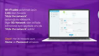 Wifi gizli etmek #azeronline, #aztelekom, #huawei, #gipon, #fiber,