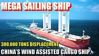 China's First Giant Wind Assisted Cargo Ship: Reducing Fuel Usage and Emissions