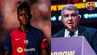 BREAKING: Laporta Says Nico Williams Will Be Signed & More Big Time Players Will Join FC Barcelona
